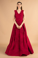 Crimson Red Gown
