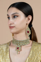 Red Stone Choker SetDSC09158