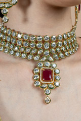 Red Stone Choker SetDSC09160