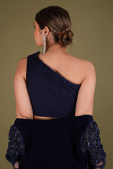 Midnight Blue Jacket with SkirtDSC02567
