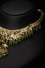 Green Golden Necklace SetIMG_6888