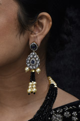 Black Necklace Set_SUB0896