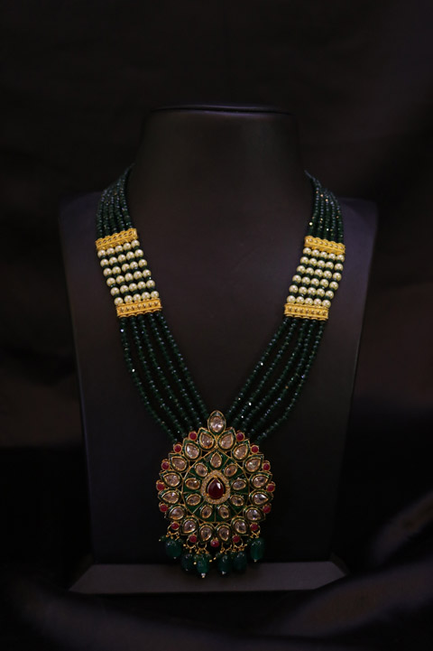 Green & Gold Necklace