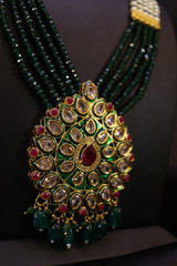 Green & Gold NecklaceIMG_9116