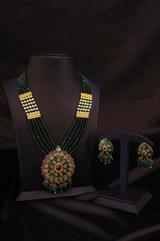 Green & Gold NecklaceIMG_9118