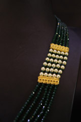 Green & Gold NecklaceIMG_9121