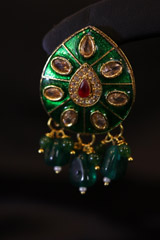 Green & Gold NecklaceIMG_9130