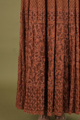 Brown lace GownDSC02438