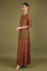 Brown lace GownDSC02442