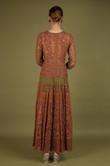 Brown lace GownDSC02447