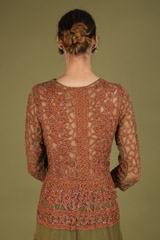 Brown lace GownDSC02448