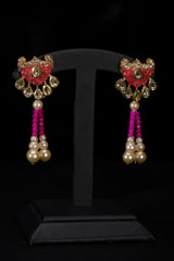 Bright Pink Multi Layer Necklace SetIMG_9815