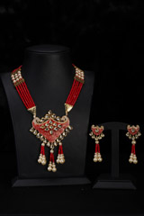 Red Multi Layer Necklace