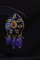 Multi Layered Blue Necklace