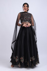 Black LehengaIMG_7362