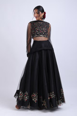 Black LehengaIMG_7363