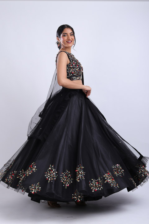Black Lehenga