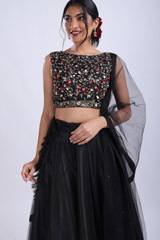 Black LehengaIMG_7388