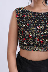 Black LehengaIMG_7389