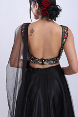 Black LehengaIMG_7409