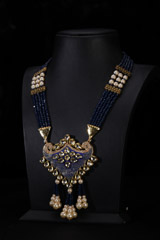 Blue Multi Layer Necklace SetIMG_9839