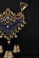 Blue Multi Layer Necklace SetIMG_9840