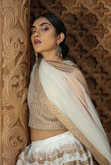 Ivory Embroidered LehengaIMG_8325