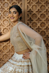 Ivory Embroidered LehengaIMG_8338