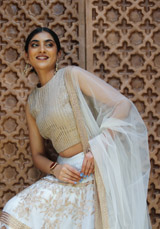 Ivory Embroidered LehengaIMG_8341