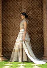 Ivory Embroidered LehengaIMG_8349