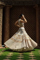 Ivory Embroidered LehengaIMG_8388