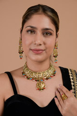 Jadau Navartan Beaded Set