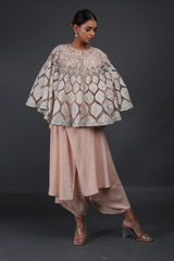 Peach Applique Top Bottom Set3135_video