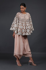 Peach Applique Top Bottom SetIMG_8788