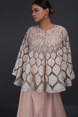 Peach Applique Top Bottom SetIMG_8796