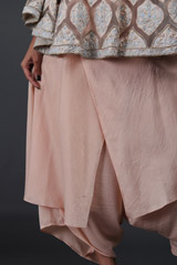 Peach Applique Top Bottom SetIMG_8808