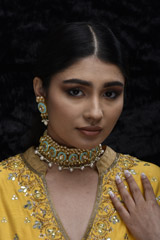 Light Blue Choker Set_SUB1102