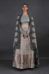 Grey Lehenga Set