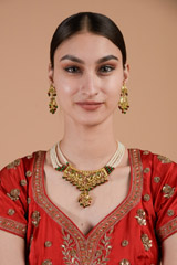 Layered Pearl Necklace Set_DTR3353