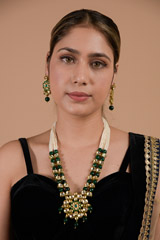 Layered Pearl Necklace Set_DTR3573