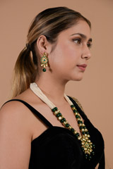 Layered Pearl Necklace Set_DTR3575