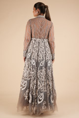 Grey And Ivory Jacket with SkirtDSC00860