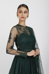 Green Anarkali Gown_MG_8923