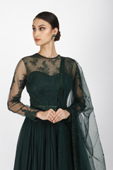 Green Anarkali Gown_MG_8929