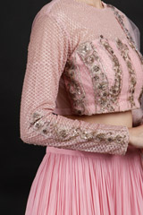 Pink Embroidered Lehenga_MG_9061