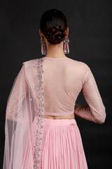 Pink Embroidered Lehenga_MG_9062