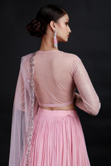 Pink Embroidered Lehenga_MG_9063