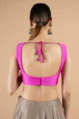Pink Sleeveless BlouseDSC08506