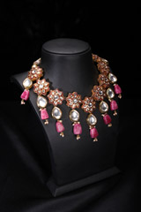 Kundan Flower Necklace SetIMG_9094
