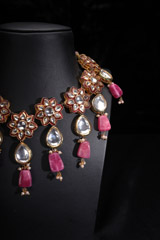 Kundan Flower Necklace SetIMG_9096